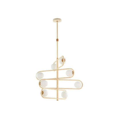Sol Rattan Design Ambient Lighting Chandelier - LOOMLAN - Wildwood - Chandeliers