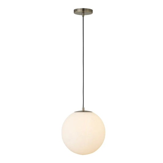 Sol White Globe Frosted Glass Pendant Light - LOOMLAN - Moe's Home - Pendants