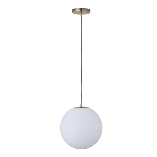 Sol White Globe Frosted Glass Pendant Light - LOOMLAN - Moe's Home - Pendants