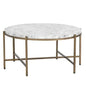 Solana Marble Top Iron Coffee Table - LOOMLAN - SUNPAN - Coffee Tables