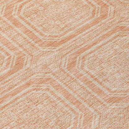 Solandra Orange Washable Indoor - Outdoor Rug - LOOMLAN - LOOMLAN Rugs - Outdoor Rugs