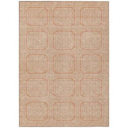Solandra Orange Washable Indoor - Outdoor Rug - LOOMLAN - LOOMLAN Rugs - Outdoor Rugs