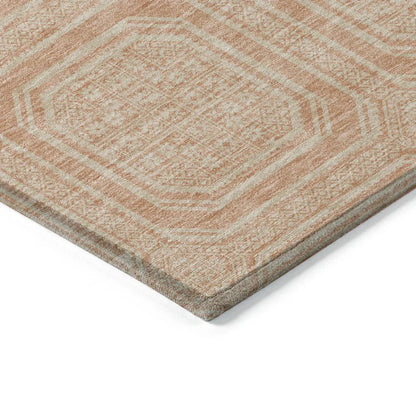 Solandra Orange Washable Indoor - Outdoor Rug - LOOMLAN - LOOMLAN Rugs - Outdoor Rugs