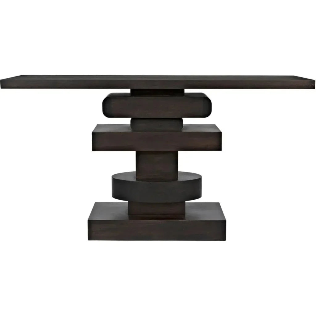 Solange Console, Ebony Walnut - LOOMLAN - Noir - Console Tables