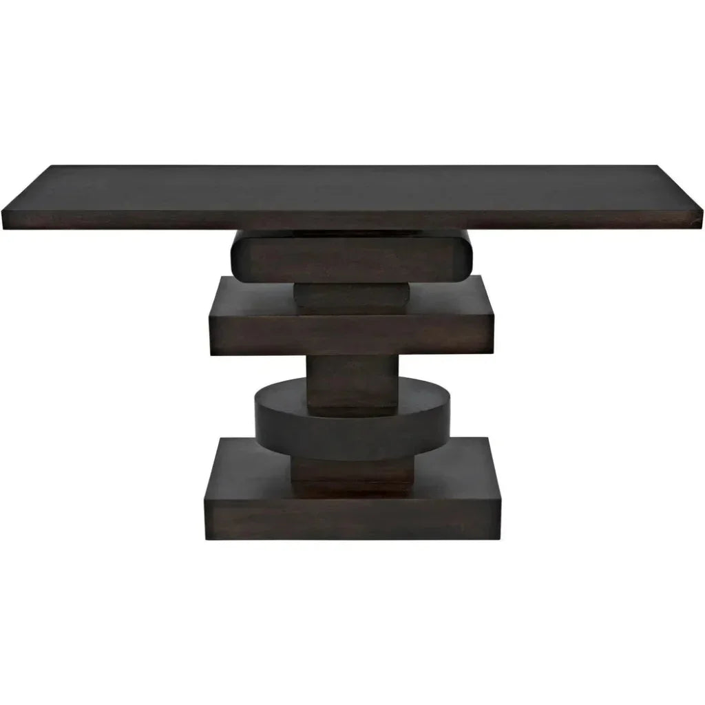Solange Console, Ebony Walnut - LOOMLAN - Noir - Console Tables