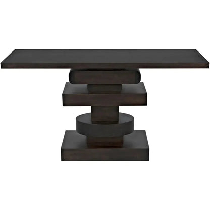 Solange Console, Ebony Walnut - LOOMLAN - Noir - Console Tables