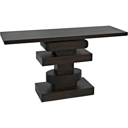 Solange Console, Ebony Walnut - LOOMLAN - Noir - Console Tables