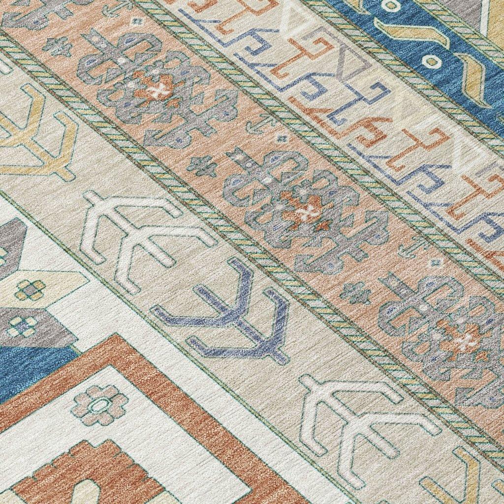 Solara Ivory Washable Indoor-Outdoor Rug-Outdoor Rugs-LOOMLAN Rugs-LOOMLAN