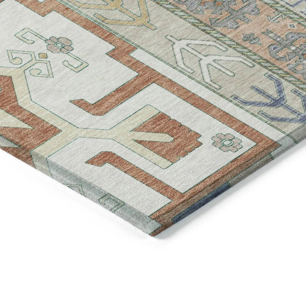 Solara Ivory Washable Indoor-Outdoor Rug-Outdoor Rugs-LOOMLAN Rugs-LOOMLAN