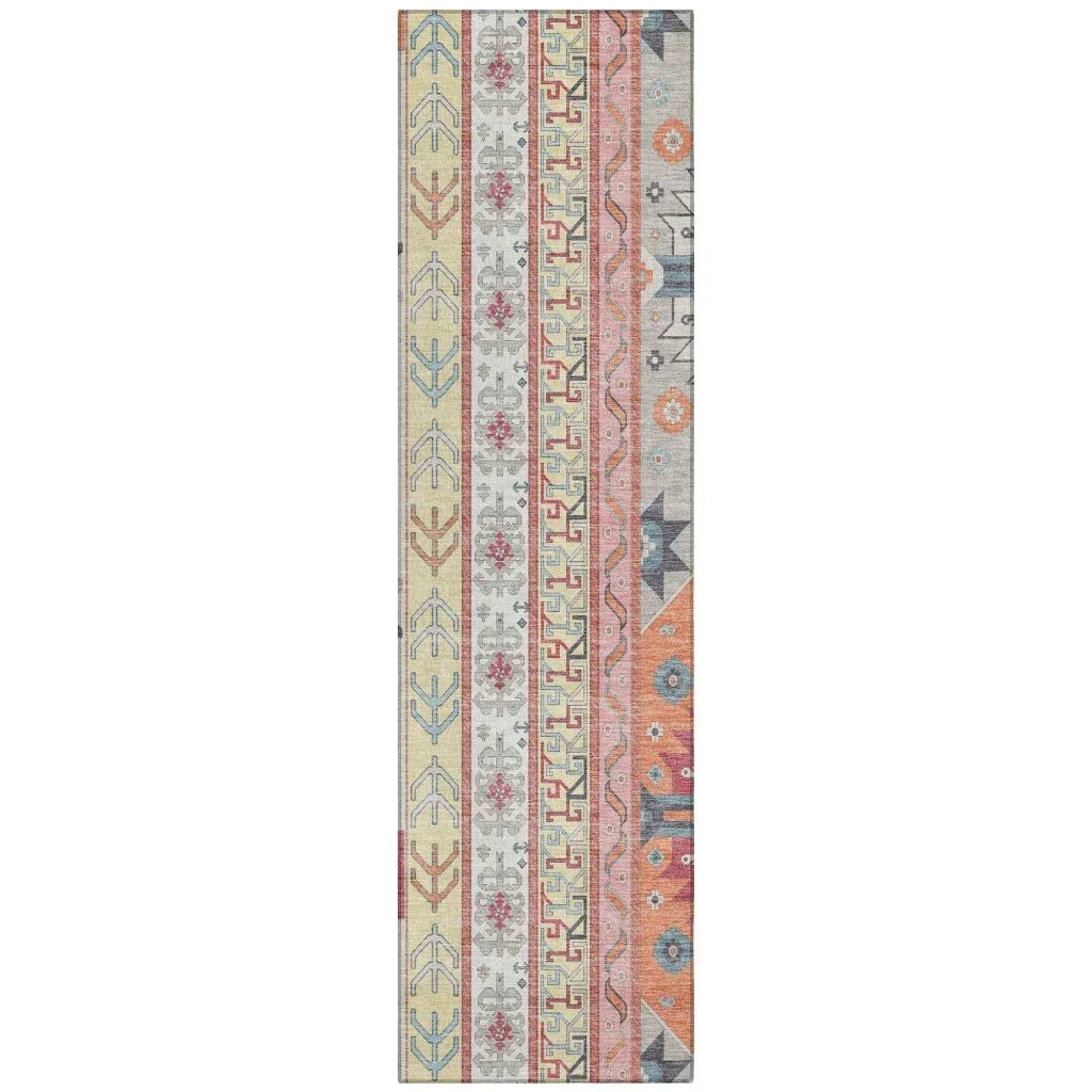 Solara Linen Washable Indoor-Outdoor Rug-Outdoor Rugs-LOOMLAN Rugs-2'3" x 7'6"-LOOMLAN