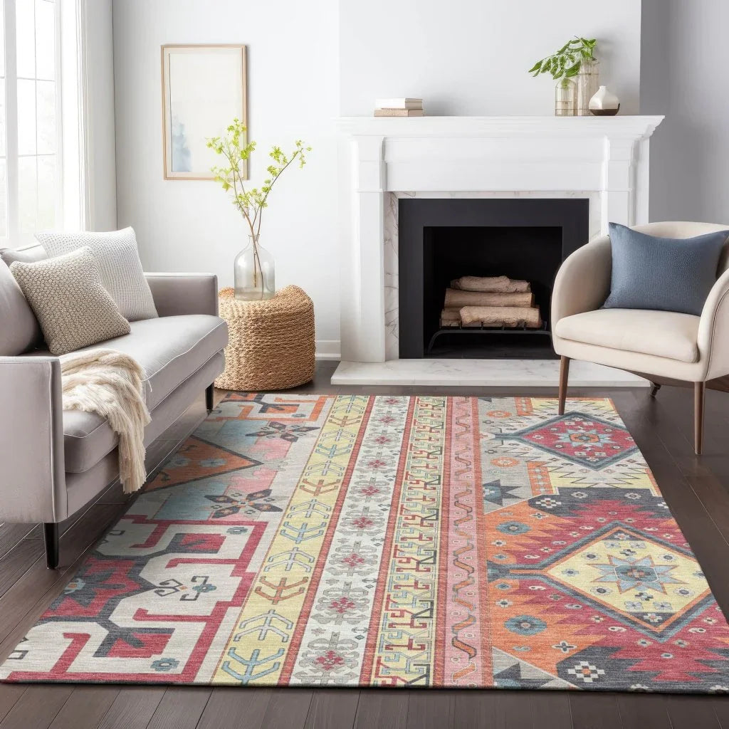 Solara Linen Washable Indoor-Outdoor Rug-Outdoor Rugs-LOOMLAN Rugs-LOOMLAN