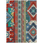 Solara Red Washable Indoor-Outdoor Rug-Outdoor Rugs-LOOMLAN Rugs-2'6" x 3'10"-LOOMLAN