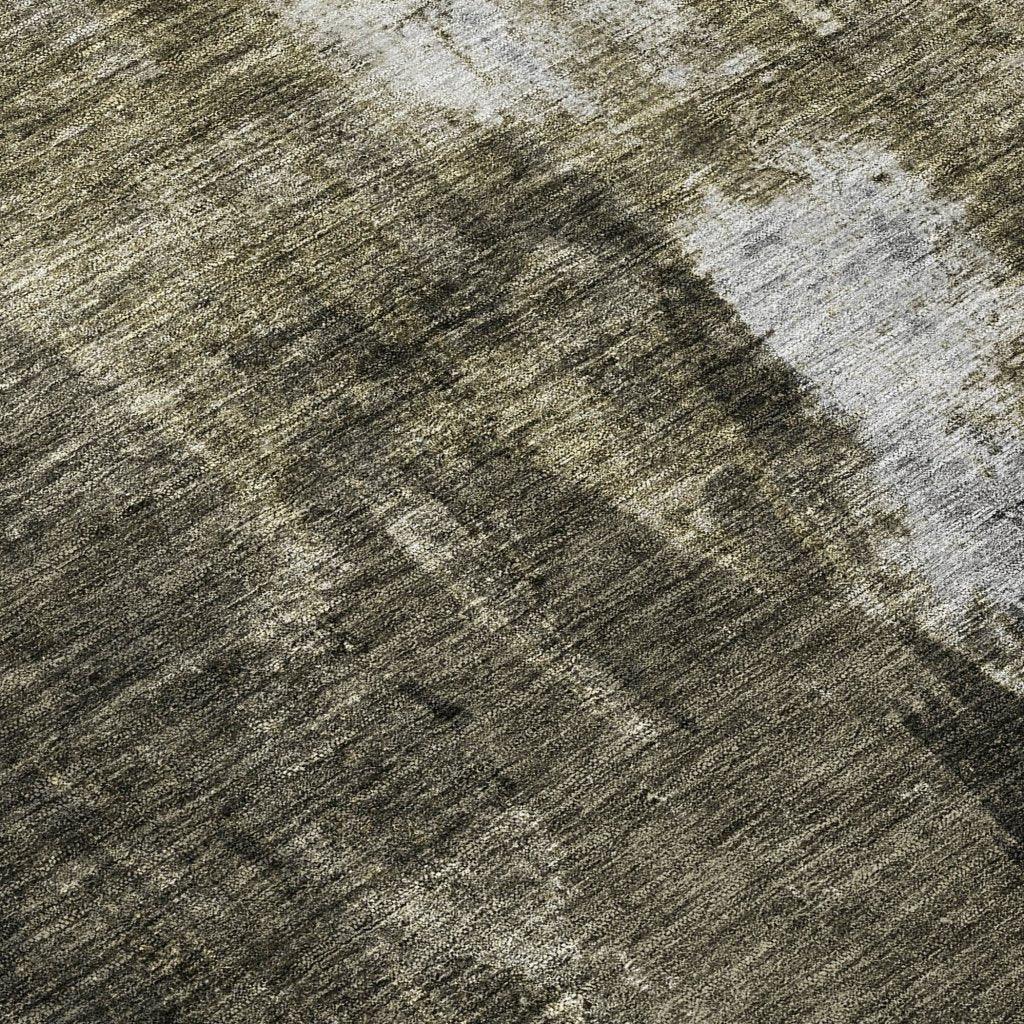 Solayne Gray Washable Indoor-Outdoor Rug-Outdoor Rugs-LOOMLAN Rugs-LOOMLAN