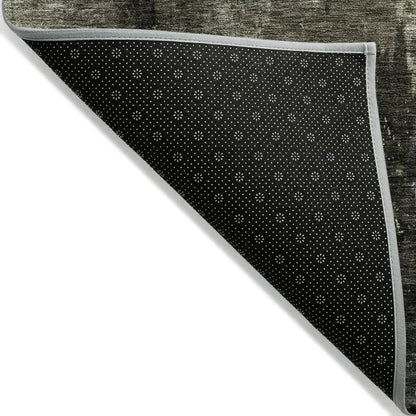 Solayne Gray Washable Indoor-Outdoor Rug-Outdoor Rugs-LOOMLAN Rugs-LOOMLAN