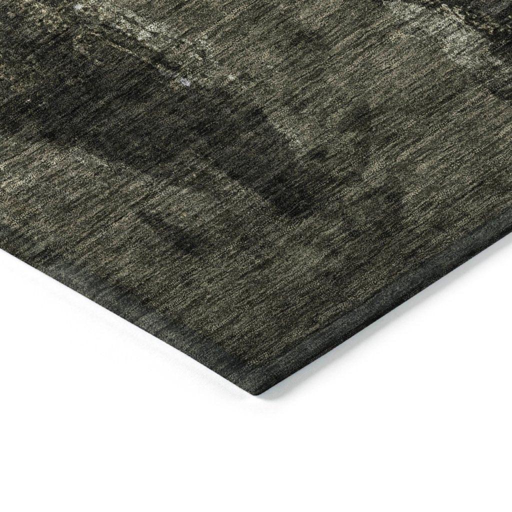 Solayne Gray Washable Indoor-Outdoor Rug-Outdoor Rugs-LOOMLAN Rugs-LOOMLAN