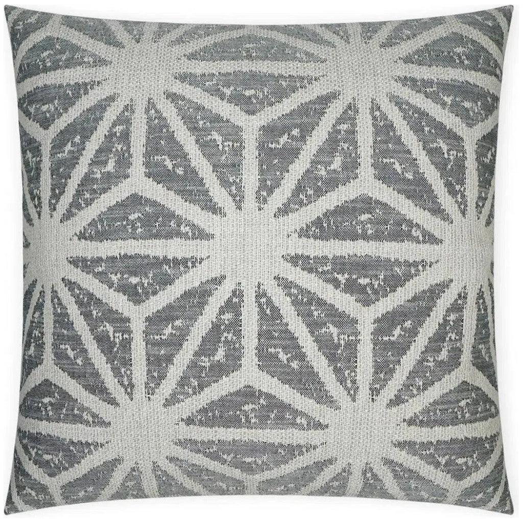 Solazzo Geometrical Grey Tan Large Throw Pillow Insert - LOOMLAN - D.V. Kap - Throw Pillows