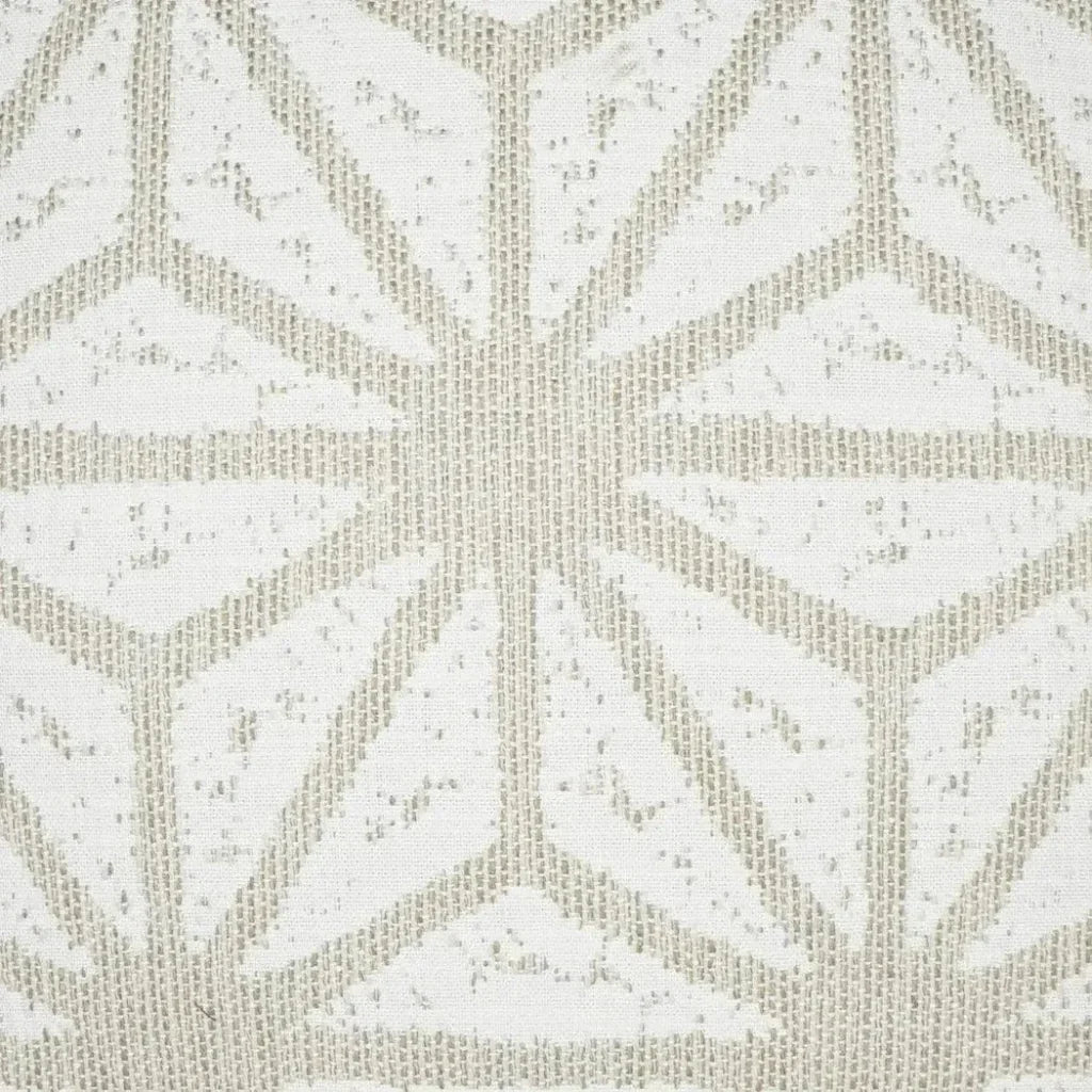 Solazzo Linen Geometrical White Large Throw Pillow - LOOMLAN - D.V. Kap - Throw Pillows