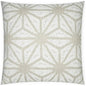 Solazzo Linen Geometrical White Large Throw Pillow - LOOMLAN - D.V. Kap - Throw Pillows