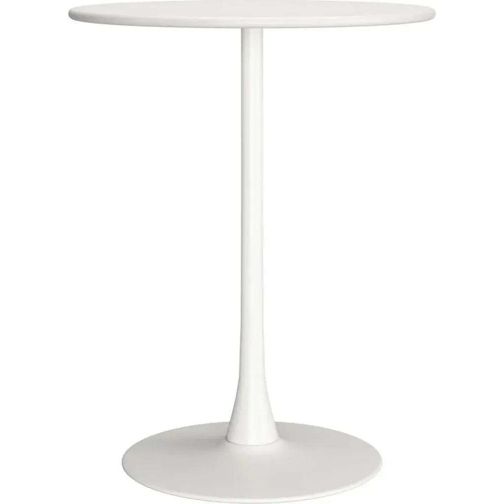 Soleil Bar Table White-Outdoor Counter Tables-Zuo Modern-LOOMLAN