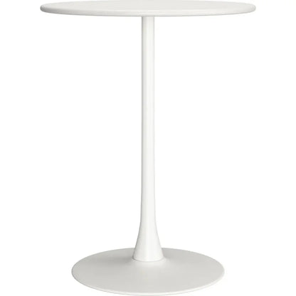 Soleil Bar Table White-Outdoor Counter Tables-Zuo Modern-LOOMLAN