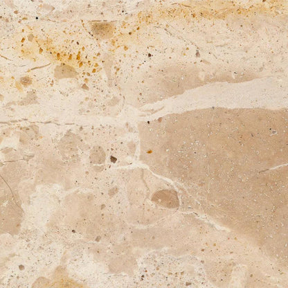 Soleil Marble and Iron Cream Stand - LOOMLAN - Jamie Young - Statues & Sculptures