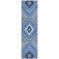 Solene Blue Washable Indoor-Outdoor Rug-Outdoor Rugs-LOOMLAN Rugs-2'3" x 7'6"-LOOMLAN
