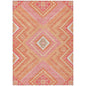Solene Coral Washable Indoor-Outdoor Rug-Outdoor Rugs-LOOMLAN Rugs-2'6" x 3'10"-LOOMLAN