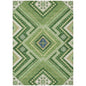 Solene Green Washable Indoor-Outdoor Rug-Outdoor Rugs-LOOMLAN Rugs-2'6" x 3'10"-LOOMLAN
