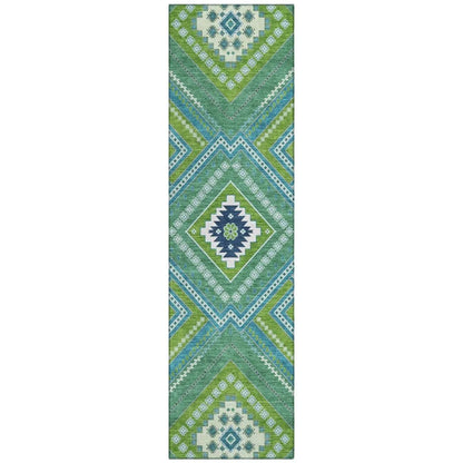 Solene Lime Washable Indoor-Outdoor Rug-Outdoor Rugs-LOOMLAN Rugs-2'3" x 7'6"-LOOMLAN