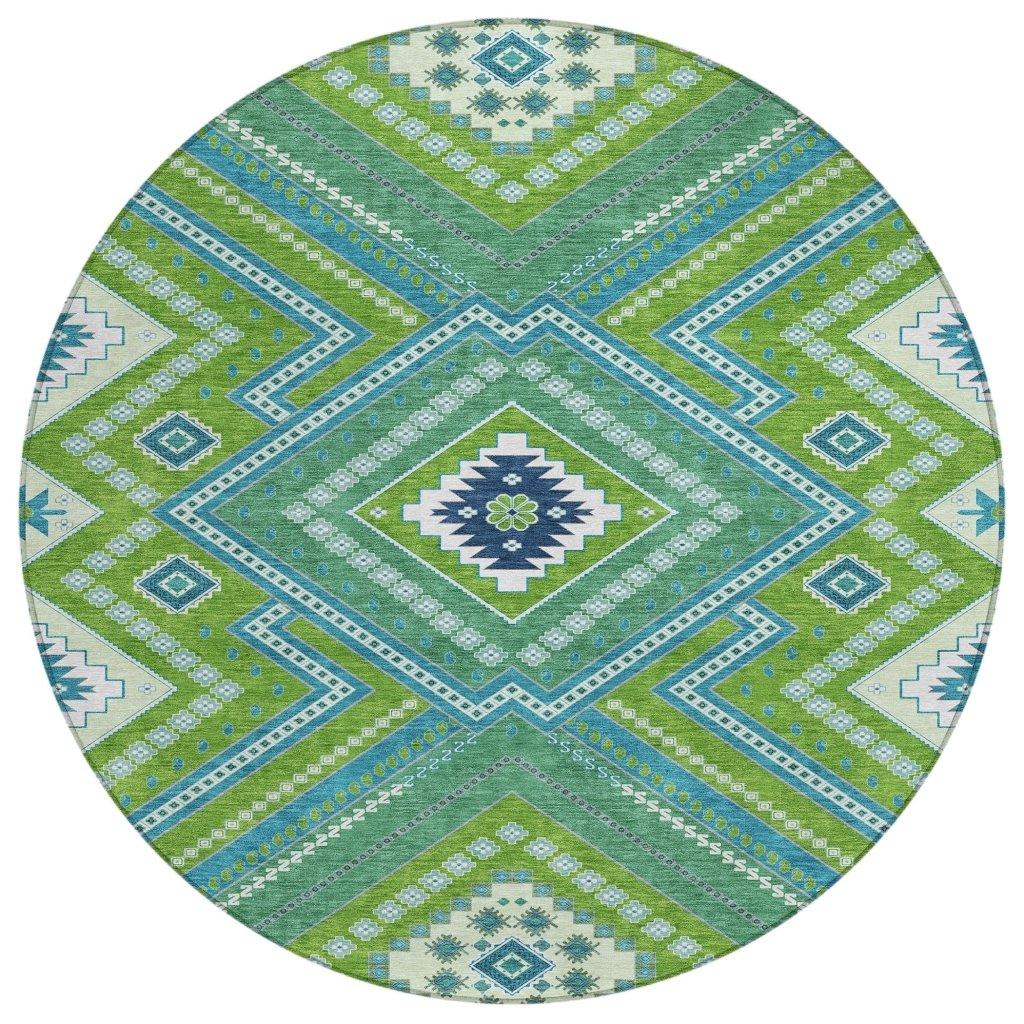 Solene Lime Washable Indoor-Outdoor Rug-Outdoor Rugs-LOOMLAN Rugs-8' x 8'-LOOMLAN