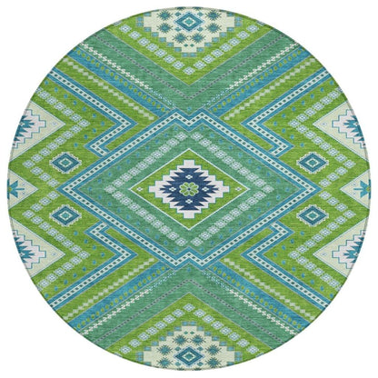 Solene Lime Washable Indoor-Outdoor Rug-Outdoor Rugs-LOOMLAN Rugs-8' x 8'-LOOMLAN