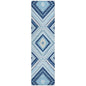 Solene Navy Washable Indoor-Outdoor Rug-Outdoor Rugs-LOOMLAN Rugs-2'3" x 7'6"-LOOMLAN