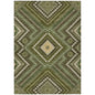 Solene Olive Washable Indoor-Outdoor Rug-Outdoor Rugs-LOOMLAN Rugs-2'6" x 3'10"-LOOMLAN