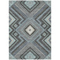 Solene Pewter Washable Indoor-Outdoor Rug-Outdoor Rugs-LOOMLAN Rugs-2'6" x 3'10"-LOOMLAN
