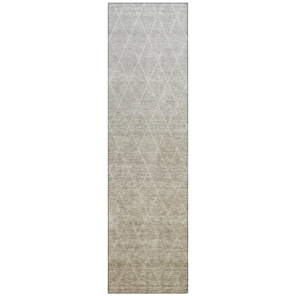 Soleya Brown Washable Indoor - Outdoor Rug - LOOMLAN - LOOMLAN Rugs - Outdoor Rugs