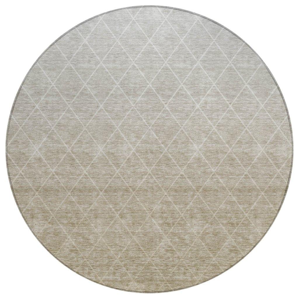 Soleya Brown Washable Indoor - Outdoor Rug - LOOMLAN - LOOMLAN Rugs - Outdoor Rugs
