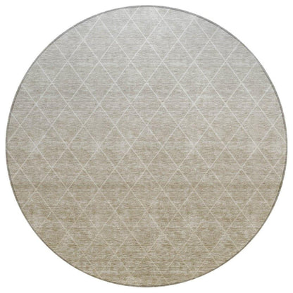 Soleya Brown Washable Indoor - Outdoor Rug - LOOMLAN - LOOMLAN Rugs - Outdoor Rugs