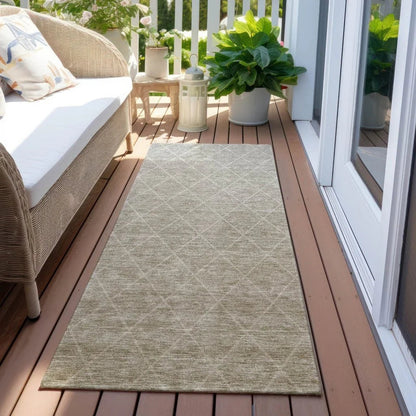 Soleya Brown Washable Indoor - Outdoor Rug - LOOMLAN - LOOMLAN Rugs - Outdoor Rugs