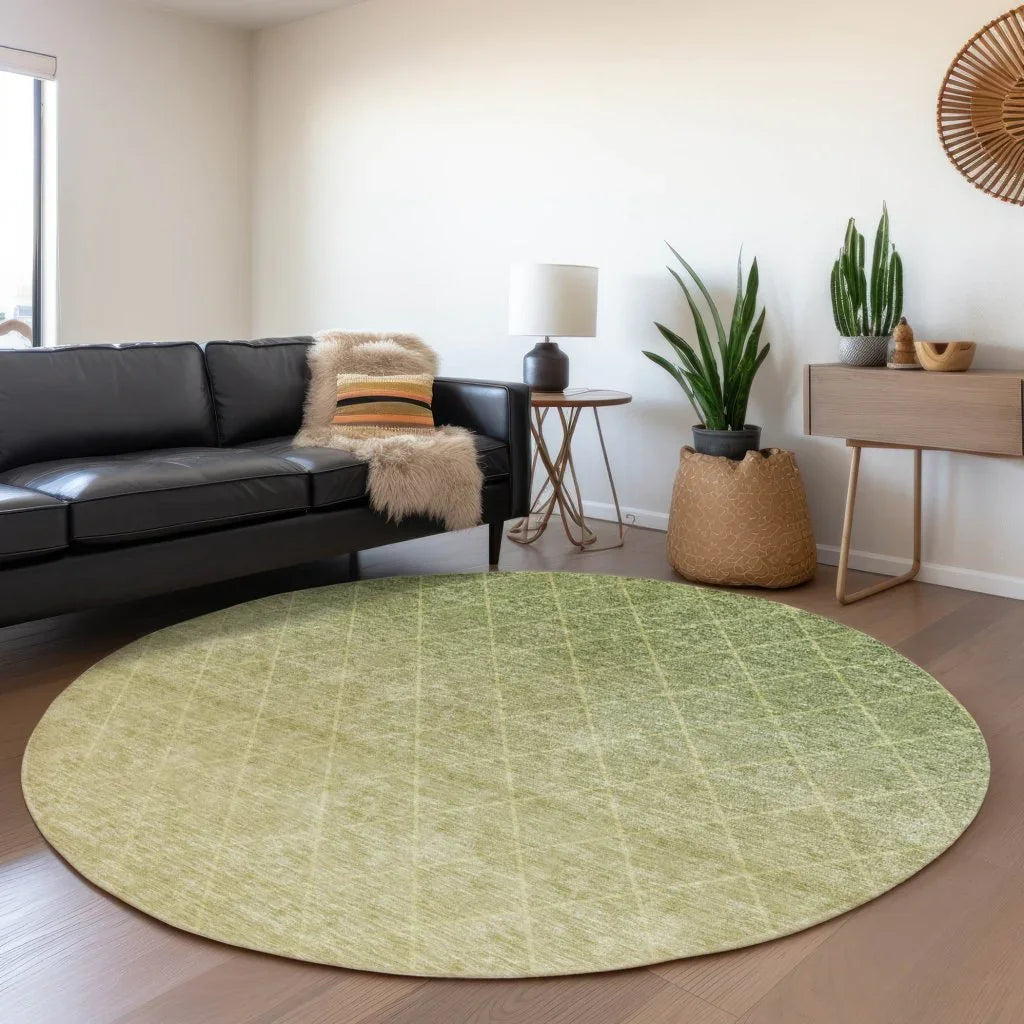 Soleya Green Washable Indoor - Outdoor Rug - LOOMLAN - LOOMLAN Rugs - Outdoor Rugs