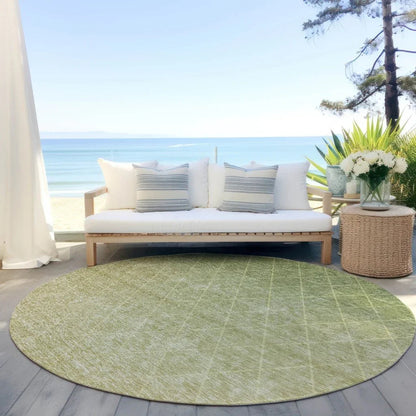 Soleya Green Washable Indoor - Outdoor Rug - LOOMLAN - LOOMLAN Rugs - Outdoor Rugs