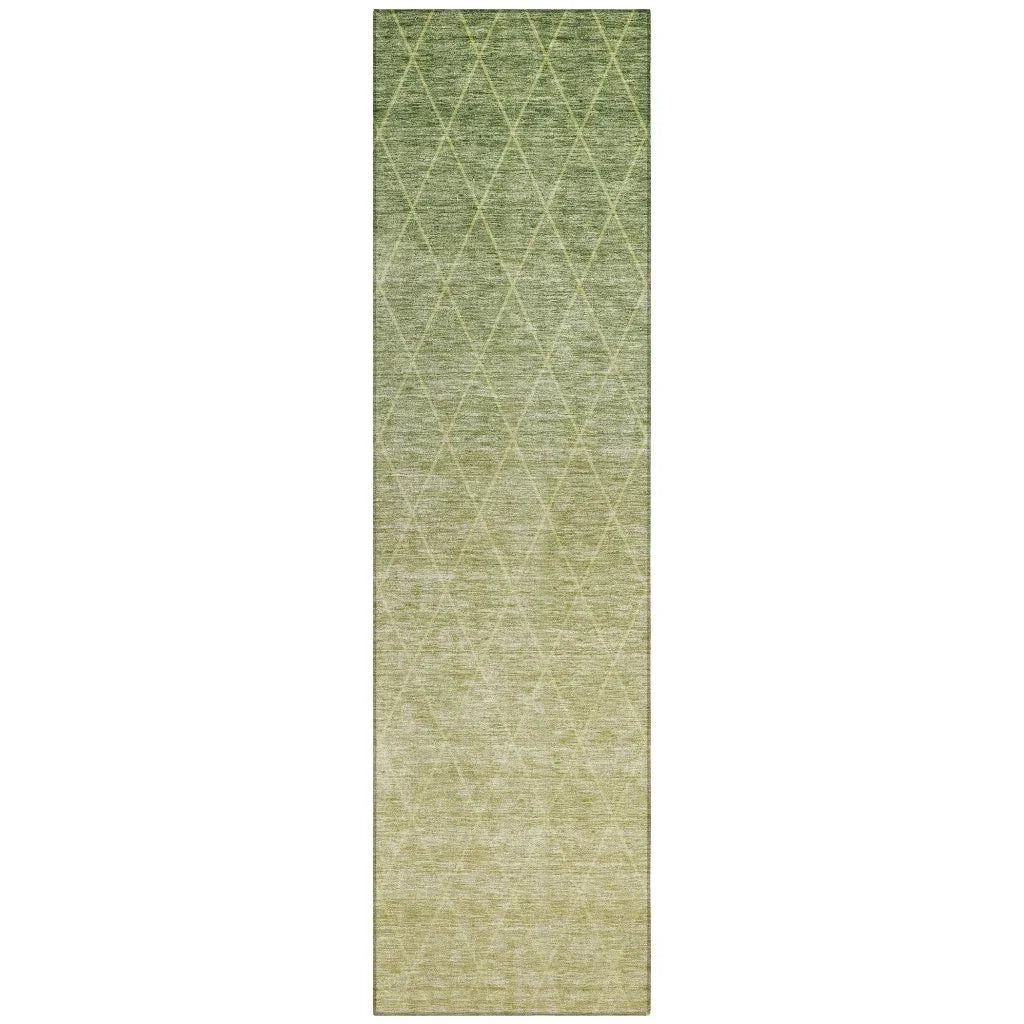 Soleya Green Washable Indoor - Outdoor Rug - LOOMLAN - LOOMLAN Rugs - Outdoor Rugs
