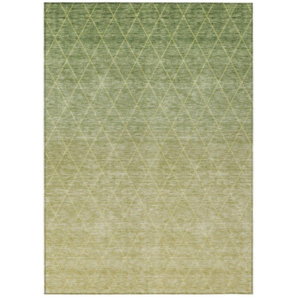 Soleya Green Washable Indoor - Outdoor Rug - LOOMLAN - LOOMLAN Rugs - Outdoor Rugs