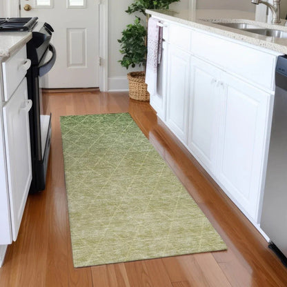 Soleya Green Washable Indoor - Outdoor Rug - LOOMLAN - LOOMLAN Rugs - Outdoor Rugs