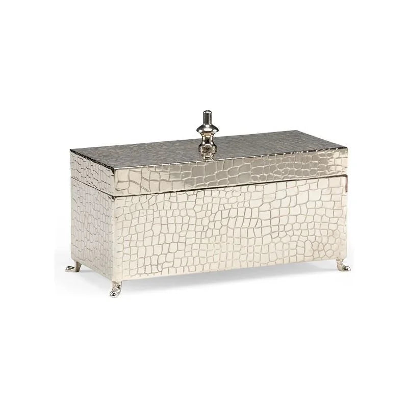 Solid Brass Made Footed Box - LOOMLAN - Wildwood - Boxes & Bowls