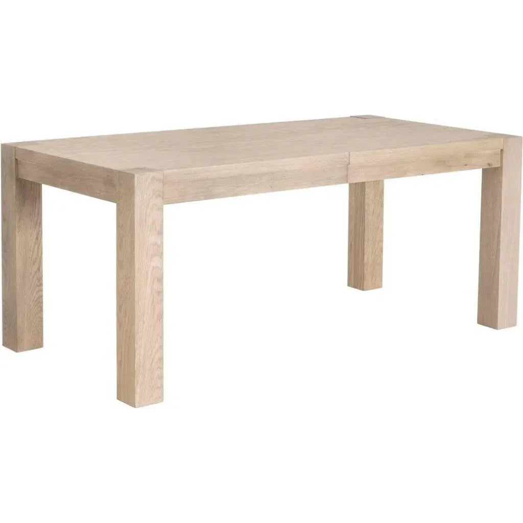 Solid Wood Adler Extension Dining Table-Dining Tables-Essentials For Living-LOOMLAN