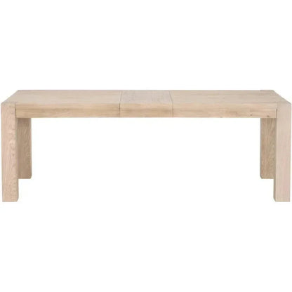 Solid Wood Adler Extension Dining Table-Dining Tables-Essentials For Living-LOOMLAN