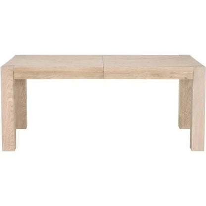 Solid Wood Adler Extension Dining Table-Dining Tables-Essentials For Living-LOOMLAN