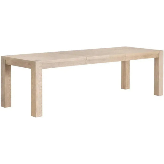 Solid Wood Adler Extension Dining Table-Dining Tables-Essentials For Living-LOOMLAN