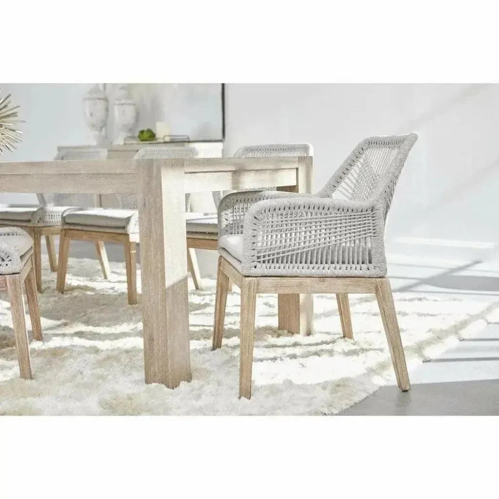 Solid Wood Extendable Dining Table for 8-Dining Tables-Essentials For Living-LOOMLAN