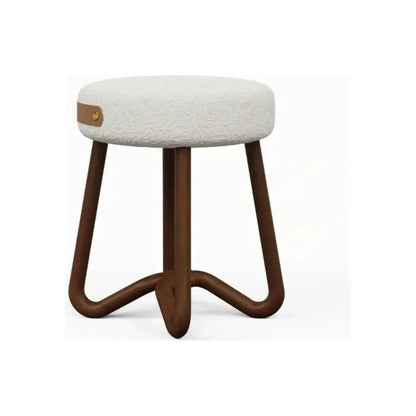 Solid Wood Modern Stool - LOOMLAN - Urbia - Poufs and Stools